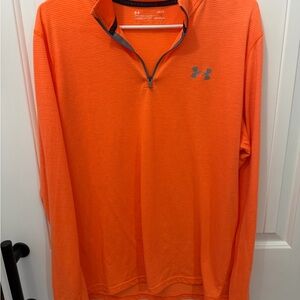 Under Armour Men's Orange Long Sleeve Shirt